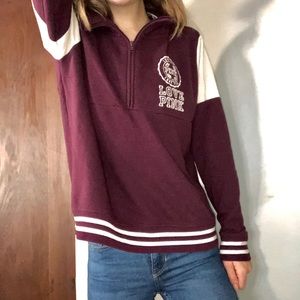 Classic Pink Half Zip